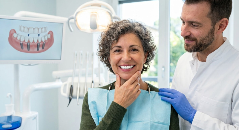 Come evitare la dentiera con un impianto a carico immediato